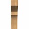 Ekena Millwork Monterey Smooth Corbel, Western Red Cedar, 5 1/2"W x 12"D x 24"H COR06X12X24MON00SWR - alternate 2